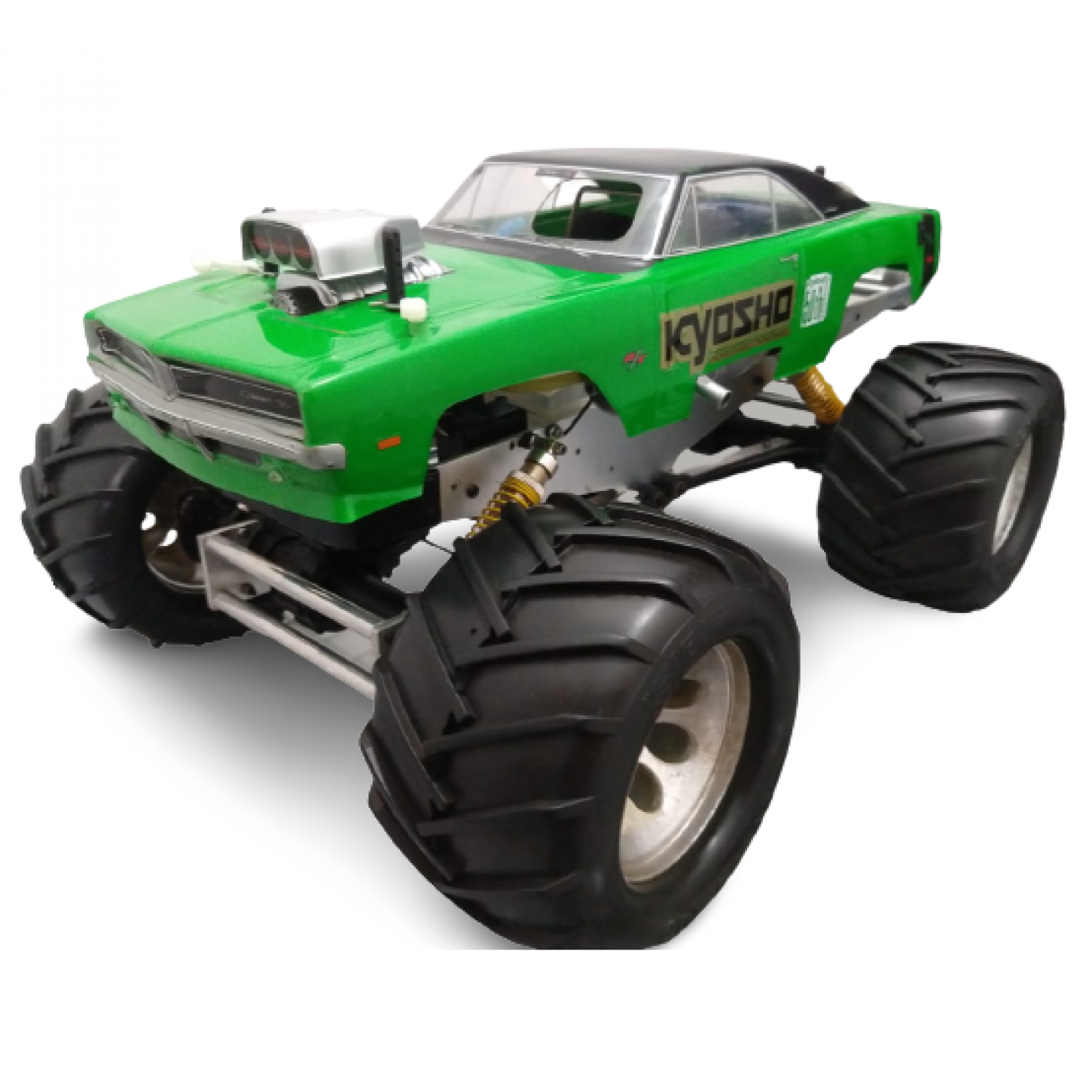 AUTOMODELO KYOSHO 1/8 MAD FORCE NITRO 4X4 MOTOR GX21 AMACIANDO